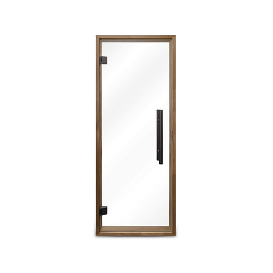 Prosaunas 24" x 73" Thermo-Aspen Prehung Clear Glass Sauna Door