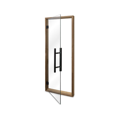 Prosaunas 24" x 73" Thermo-Aspen Prehung Clear Glass Sauna Door