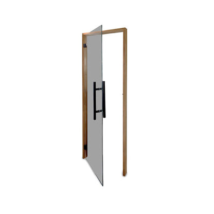 Prosaunas 24" x 81" Thermo-Aspen Prehung Tinted Glass Sauna Door
