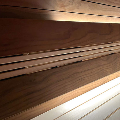 Prosaunas Thermo-Radiata Pine 2X6 S4SEE SHP Bench Wood