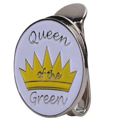 Queen of the Green Golf Ball Marker Clip