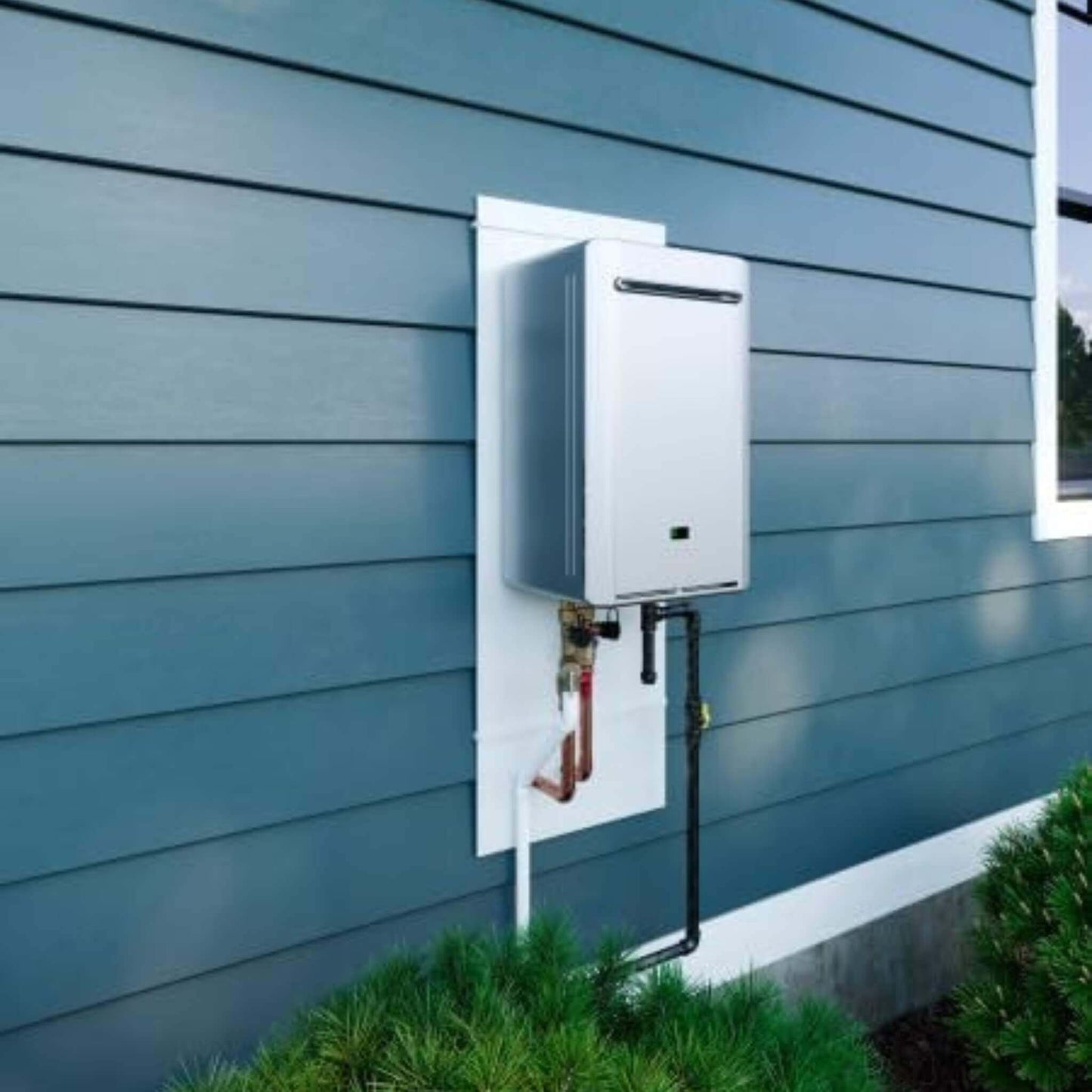 RN 8.5 GPM 180K BTU Outdoor Non-Condensing Residential Liquid Propane Tankless Water Heater