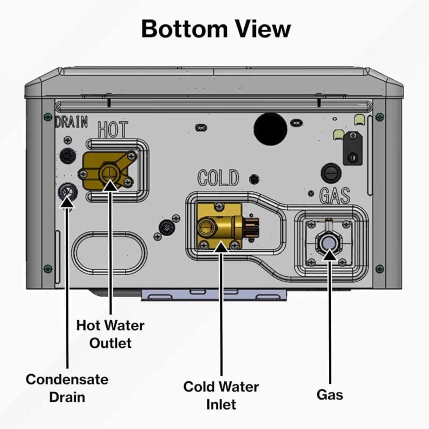 RN 11.0 GPM Outdoor Commercial High-Efficiency Tankless Water Heater