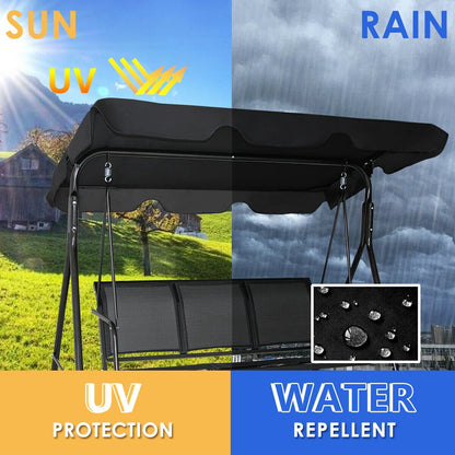 Outdoor Patio Swing Canopy 3 Person Canopy Swing Chair
