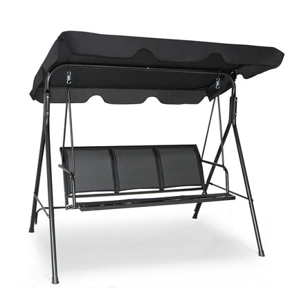 Outdoor Patio Swing Canopy 3 Person Canopy Swing Chair