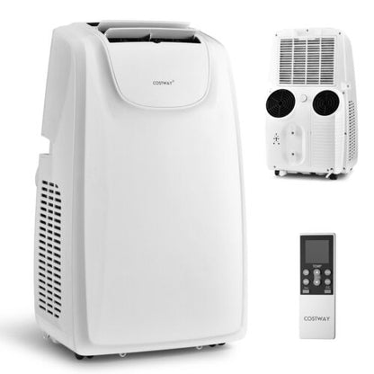 12000 BTU Dual Hose Portable Air Conditioner with Remote Control
