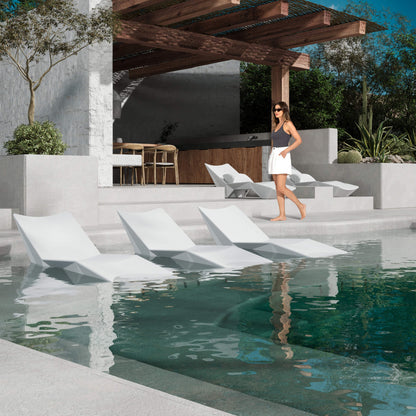 Alora S-Shaped Outdoor Natural Arc Pool Lounger