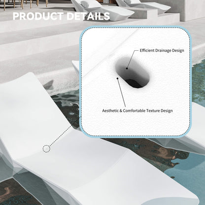 Alora S-Shaped Outdoor Natural Arc Pool Lounger