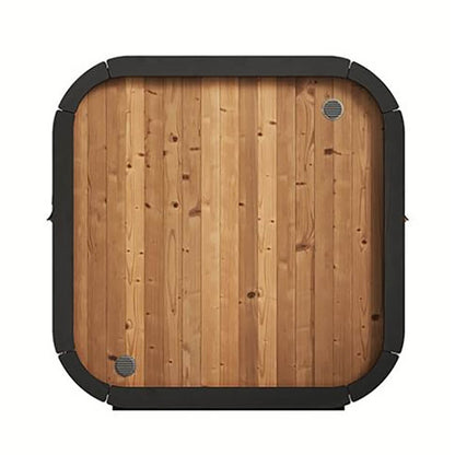 SaunaLife Model CL5G 4-Person Cube-Series Luxury Wooden Outdoor Home Sauna Kit