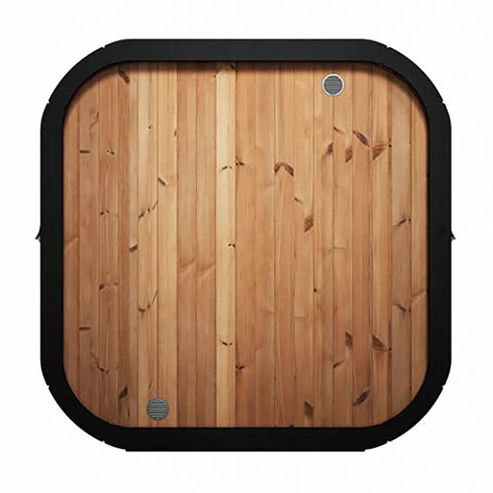 SaunaLife Model CL7G 6-Person Cube-Series Luxury Wooden Outdoor Home Sauna Kit