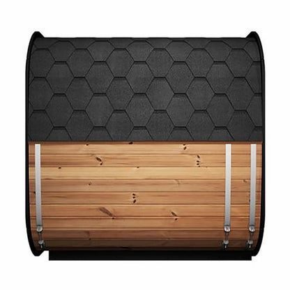 SaunaLife Model CL7G 6-Person Cube-Series Luxury Wooden Outdoor Home Sauna Kit