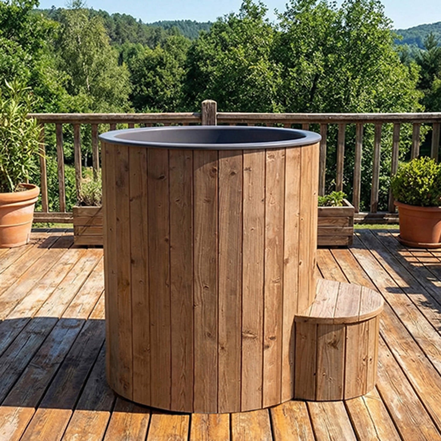 SaunaLife Model S1N/B 1-Person Cold/Hot Immersion Tub