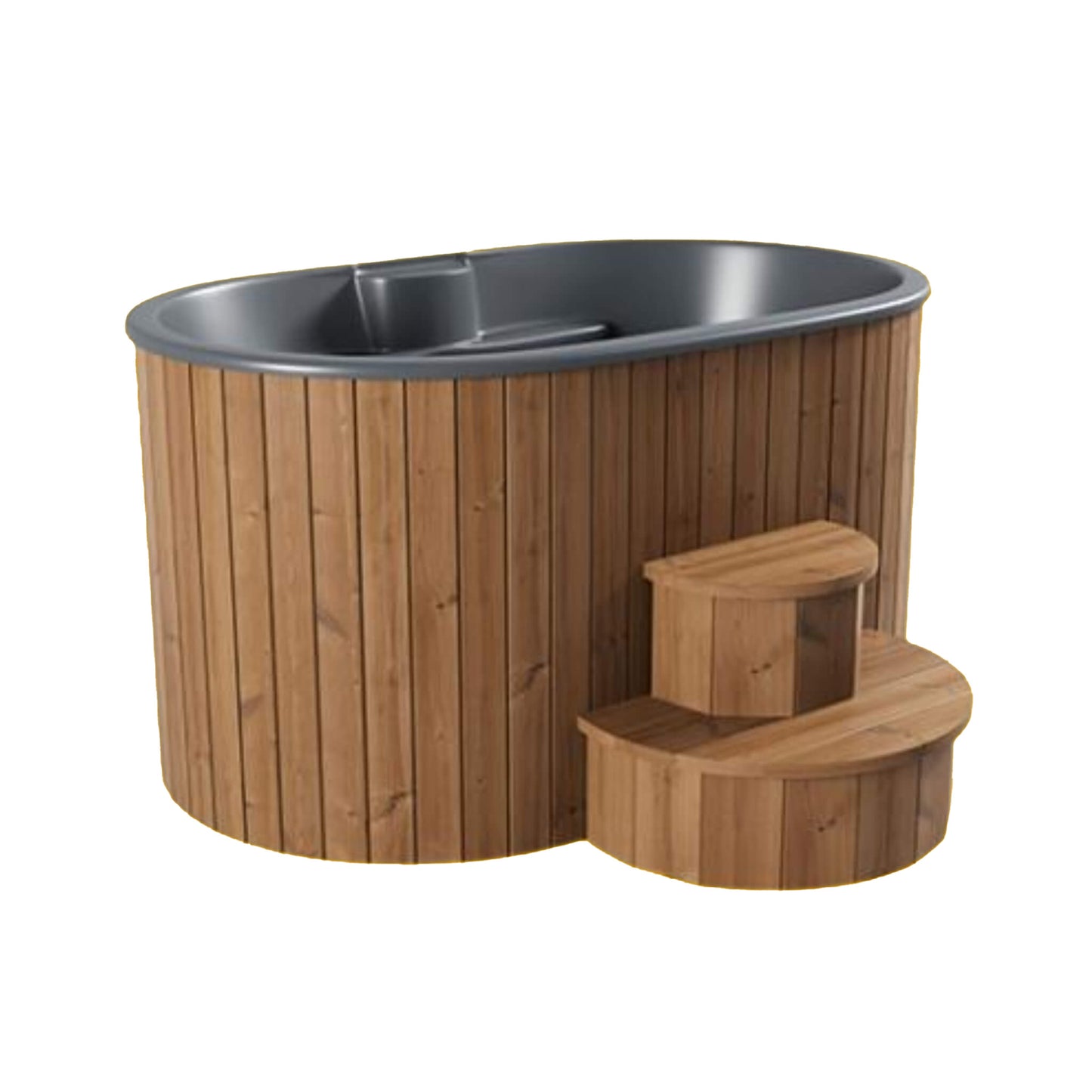 SaunaLife Model S2N Premium 2-Person Cold Plunge and Hot Immersion Tub