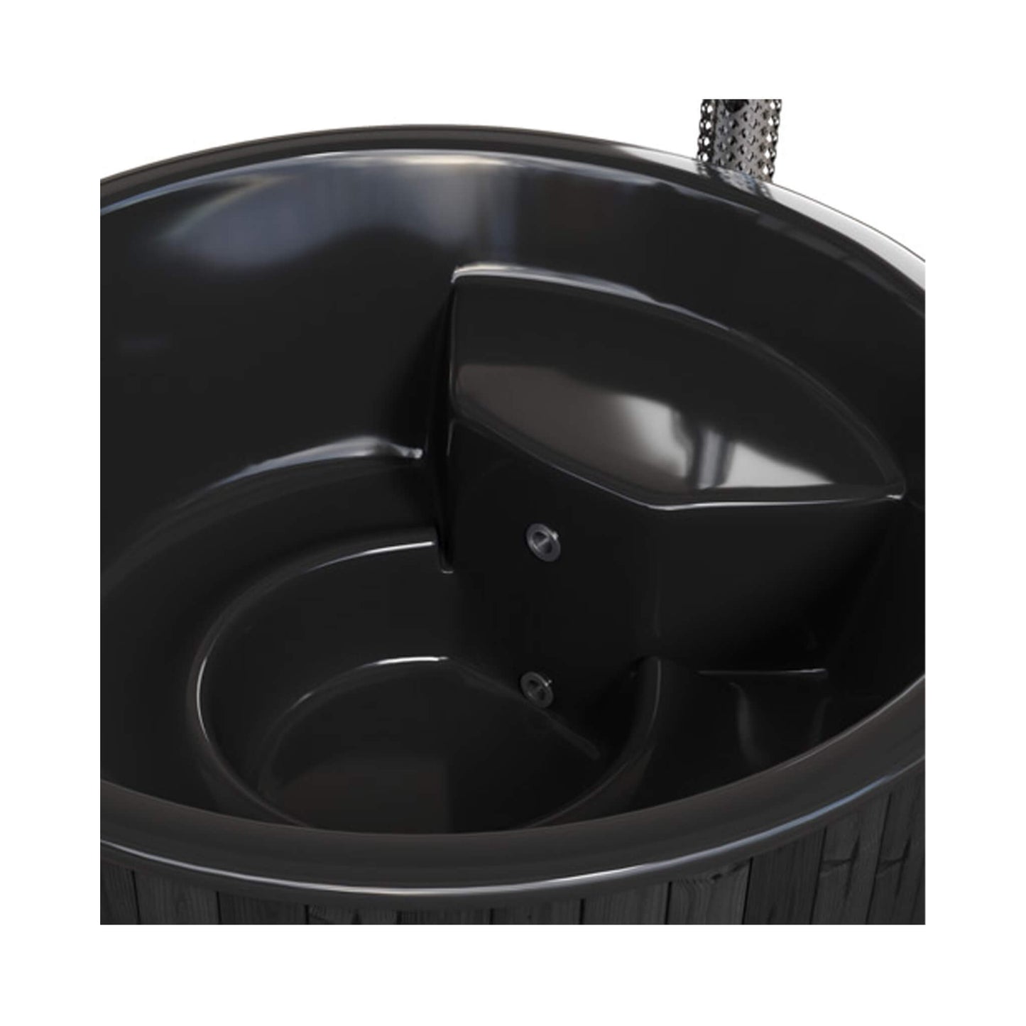 SaunaLife Model S6B 7-Person Soak-Series Home Wood-Burning Hot Tub