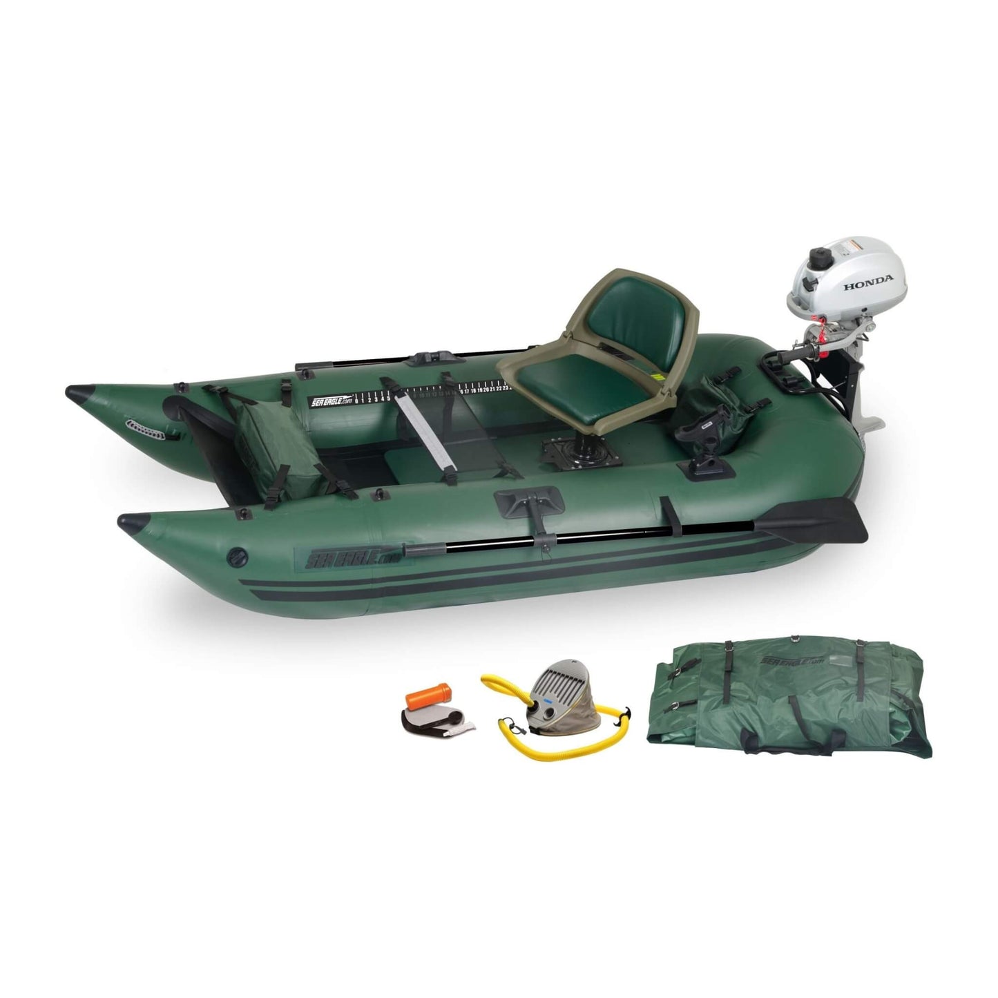 Sea Eagle 1-Person Frameless Pontoon Inflatable Fishing Boat 9FT