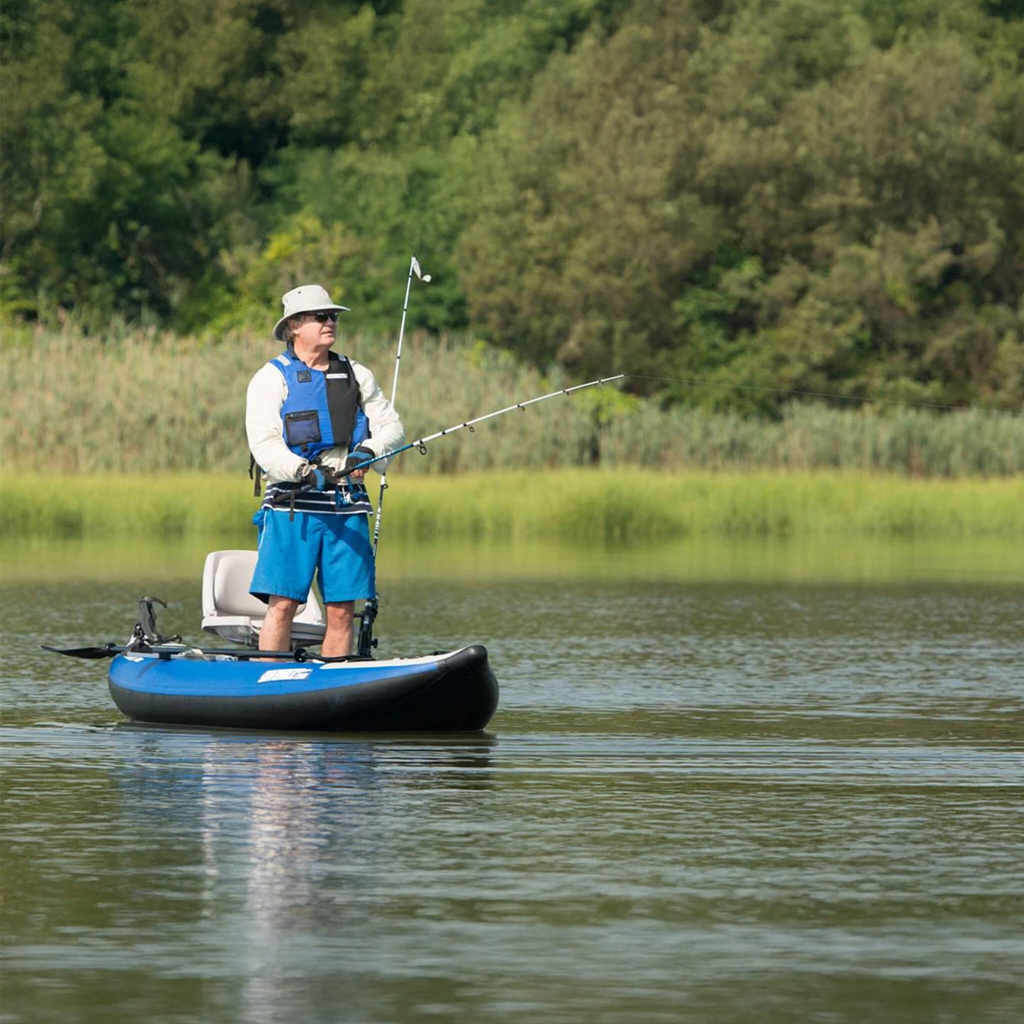 Sea Eagle 300X Explorer 1-Person Inflatable Kayak with Adjustable Footrest