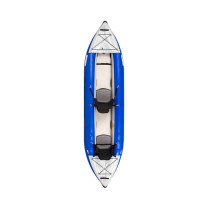 Sea Eagle 380X Explorer 3-Person Inflatable Kayak with Large Removable Rear Center Skeg