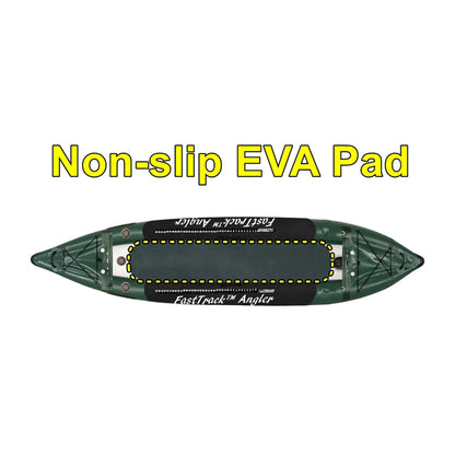 Sea Eagle 385FTA FastTrack 2-Person Angler Inflatable Hunter Green Fishing Kayak 12FT