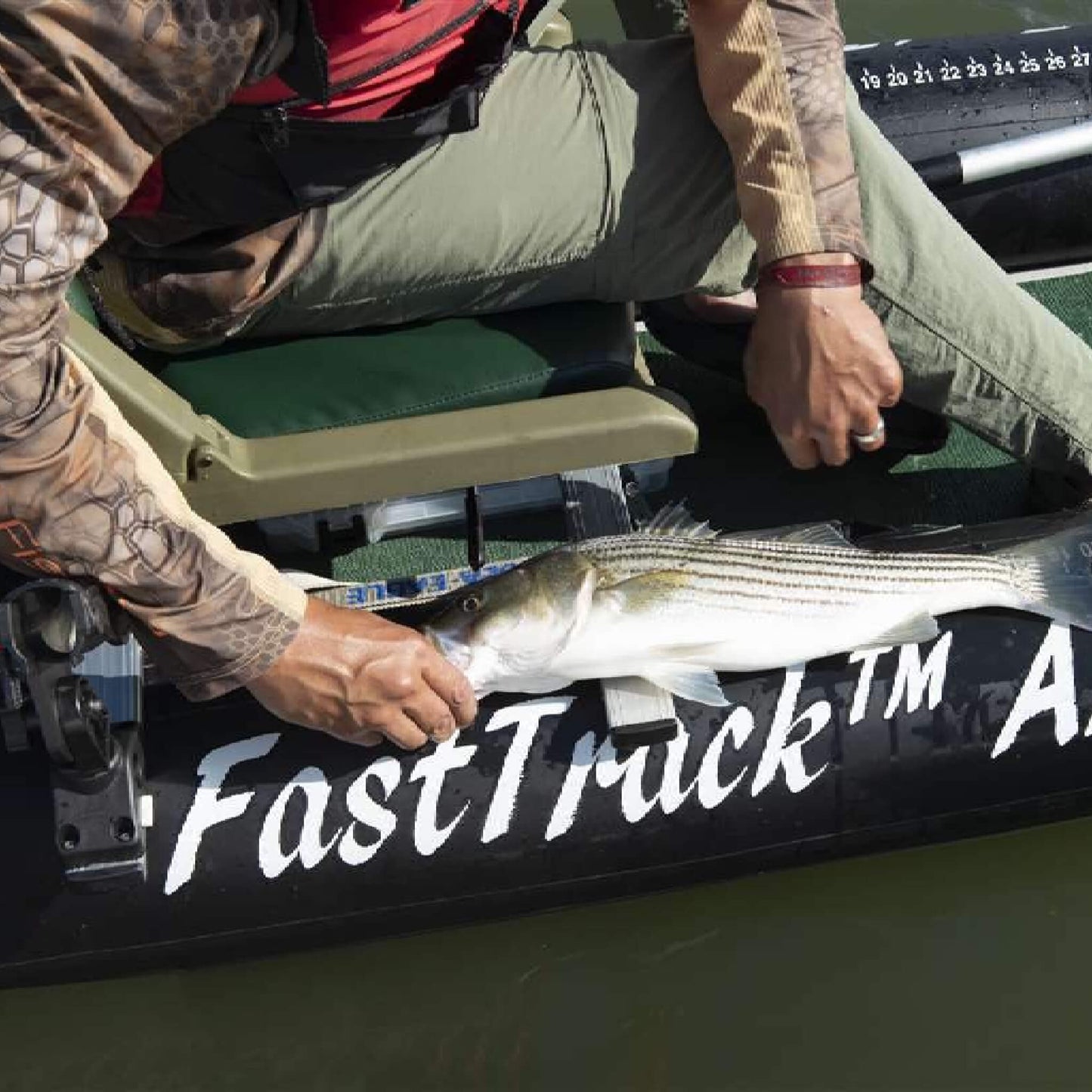 Sea Eagle 385FTA FastTrack 2-Person Angler Inflatable Hunter Green Fishing Kayak 12FT