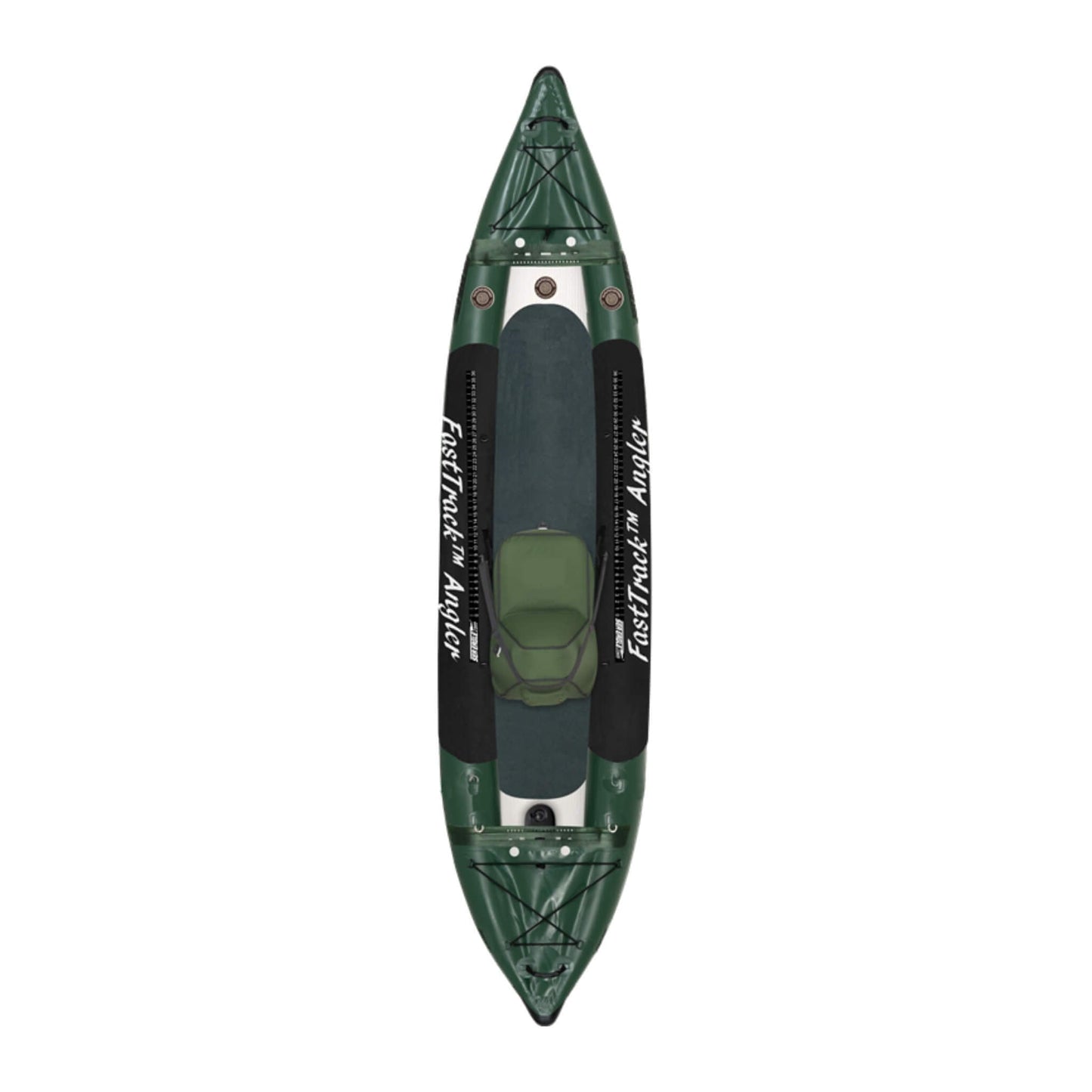 Sea Eagle 385FTA FastTrack 2-Person Angler Inflatable Hunter Green Fishing Kayak 12FT