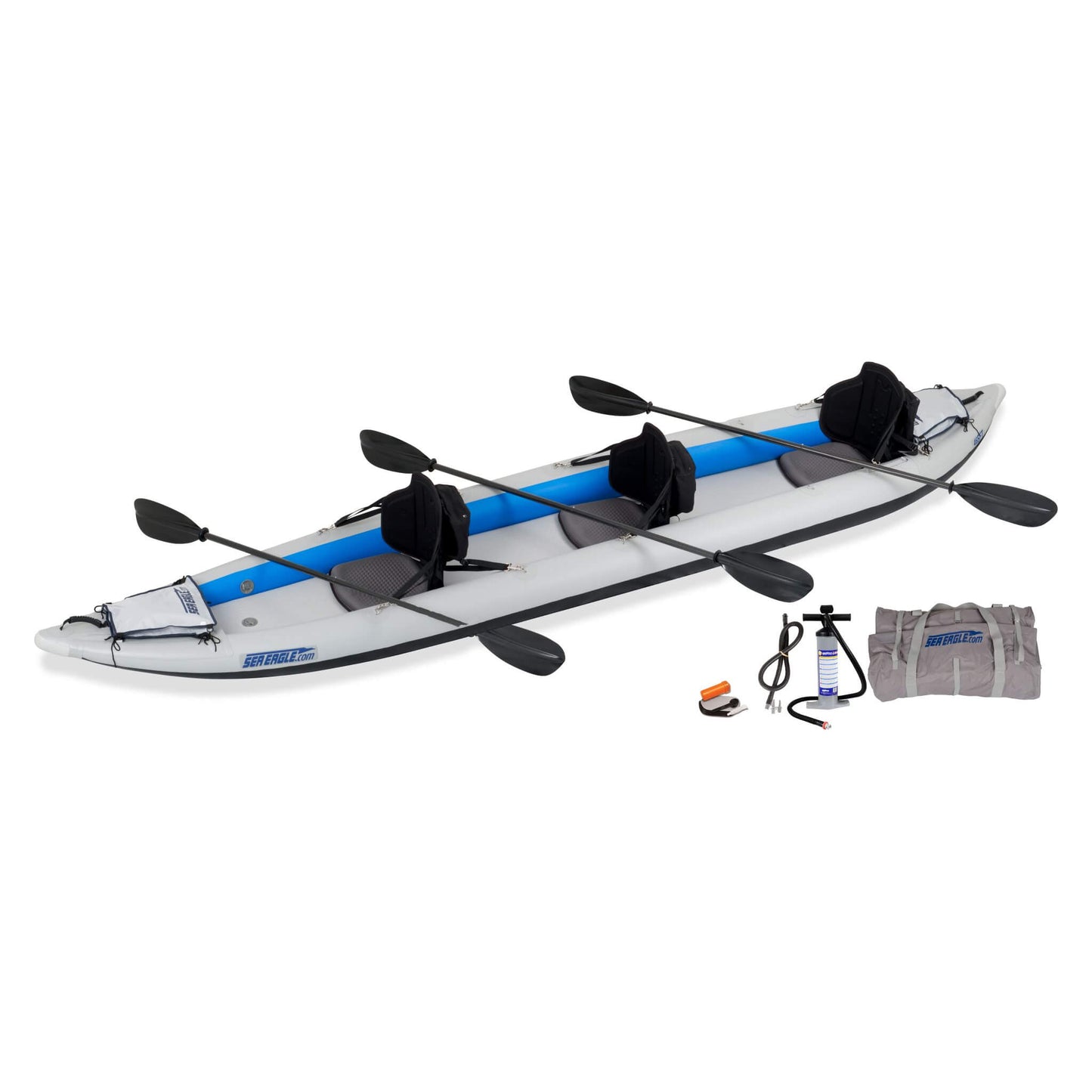 Sea Eagle 465FT FastTrack 3-Person UltraLight Weight Inflatable Kayak 15FT