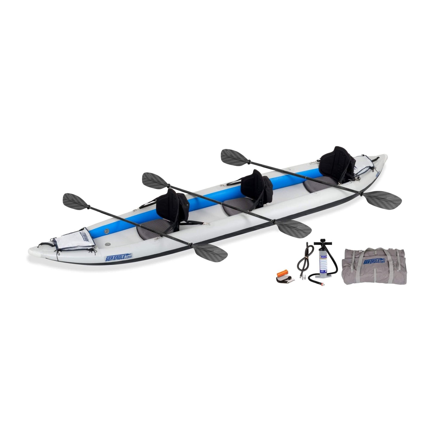 Sea Eagle 465FT FastTrack 3-Person UltraLight Weight Inflatable Kayak 15FT