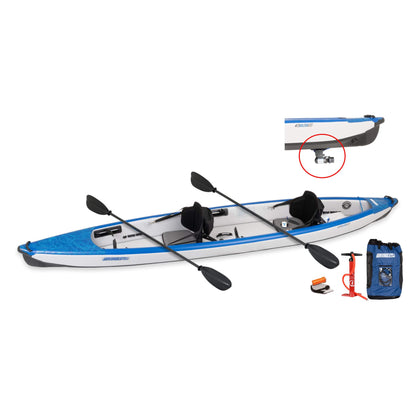 Sea Eagle 473RL RazorLite 2-Person Inflatable Kayak with Adjustable Footrests