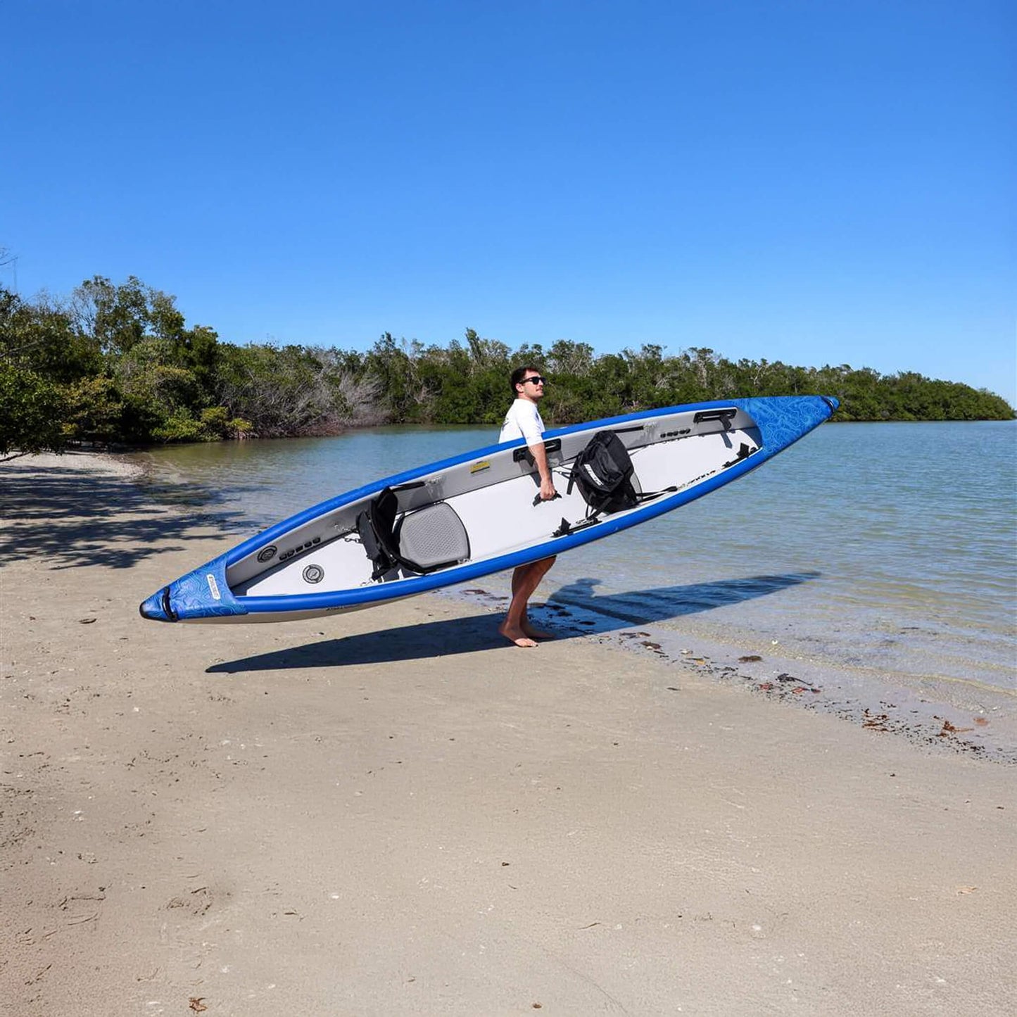 Sea Eagle 473RL RazorLite 2-Person Inflatable Kayak with Adjustable Footrests