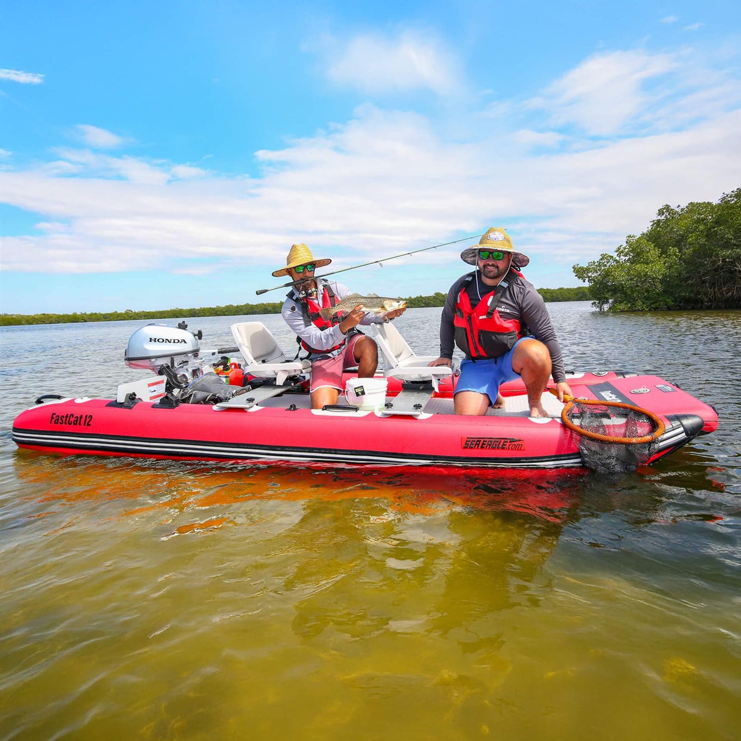 Sea Eagle Boats FastCat12™ Catamaran Inflatable Boat 13FT
