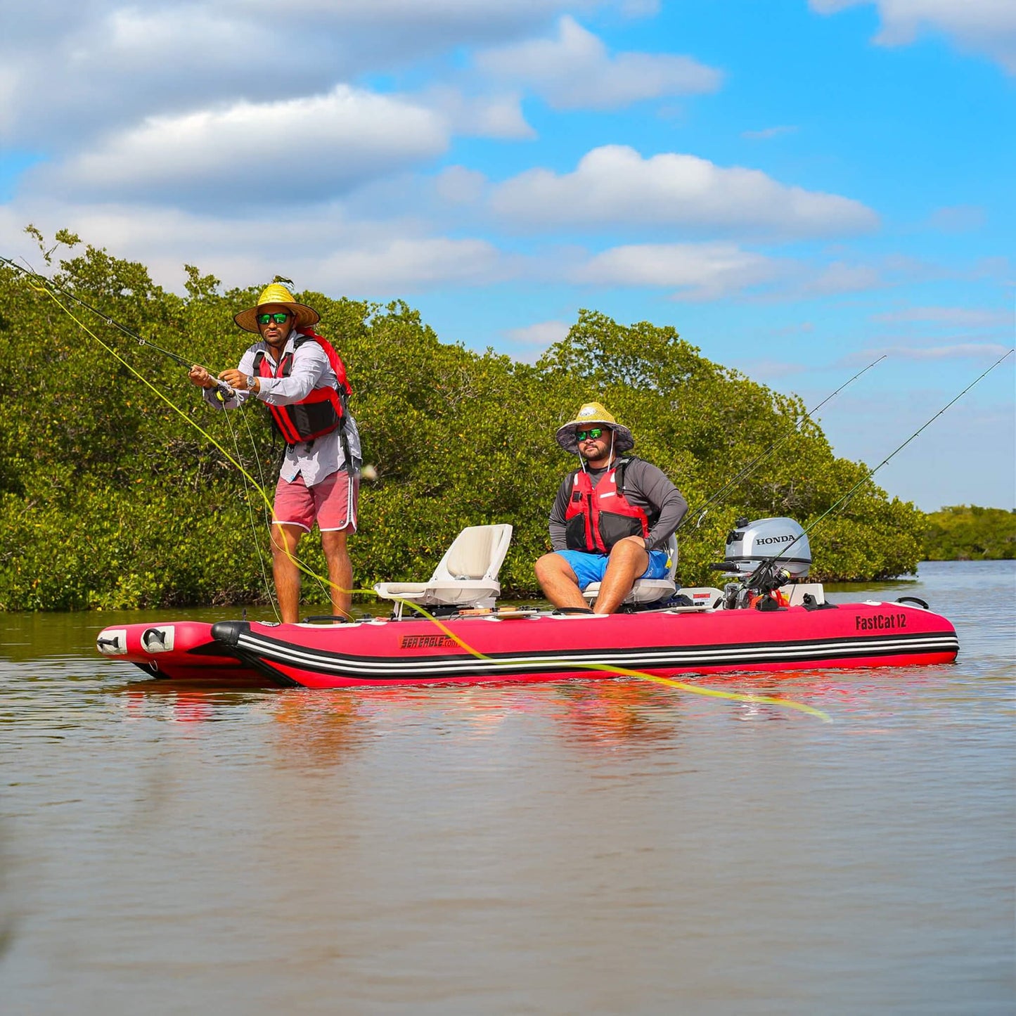 Sea Eagle Boats FastCat12™ Catamaran Inflatable Boat 13FT