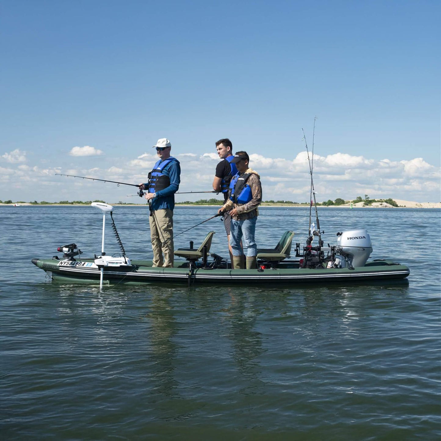 Sea Eagle Boats FSK16 FishSkiff™ Inflatable Fishing Boat 16FT