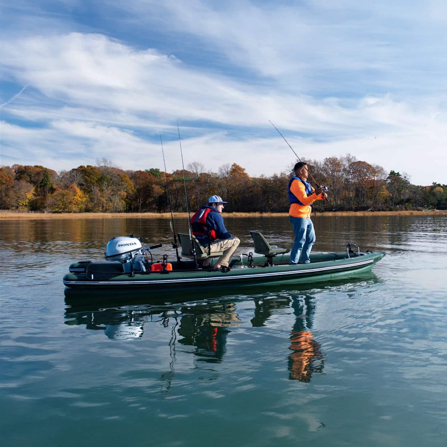 Sea Eagle Boats FSK16 FishSkiff™ Inflatable Fishing Boat 16FT