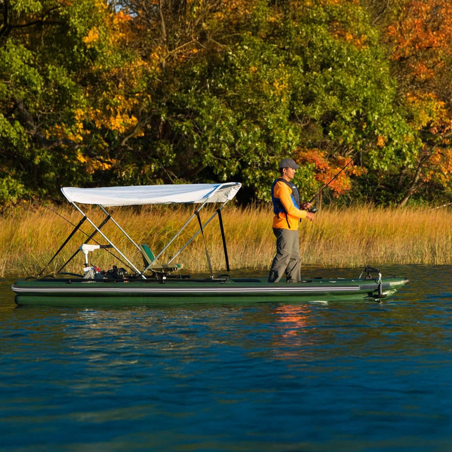 Sea Eagle Boats FSK16 FishSkiff™ Inflatable Fishing Boat 16FT