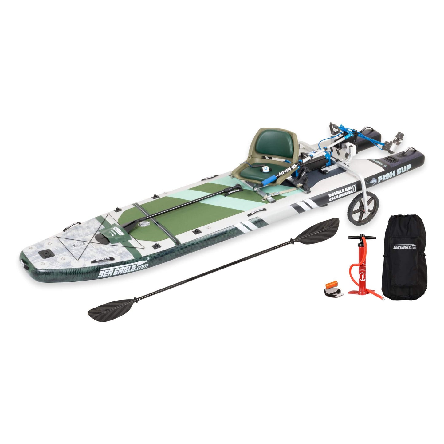 Sea Eagle FS1210 FishSUP 1-Person Inflatable Fishing Stand-Up Paddleboard