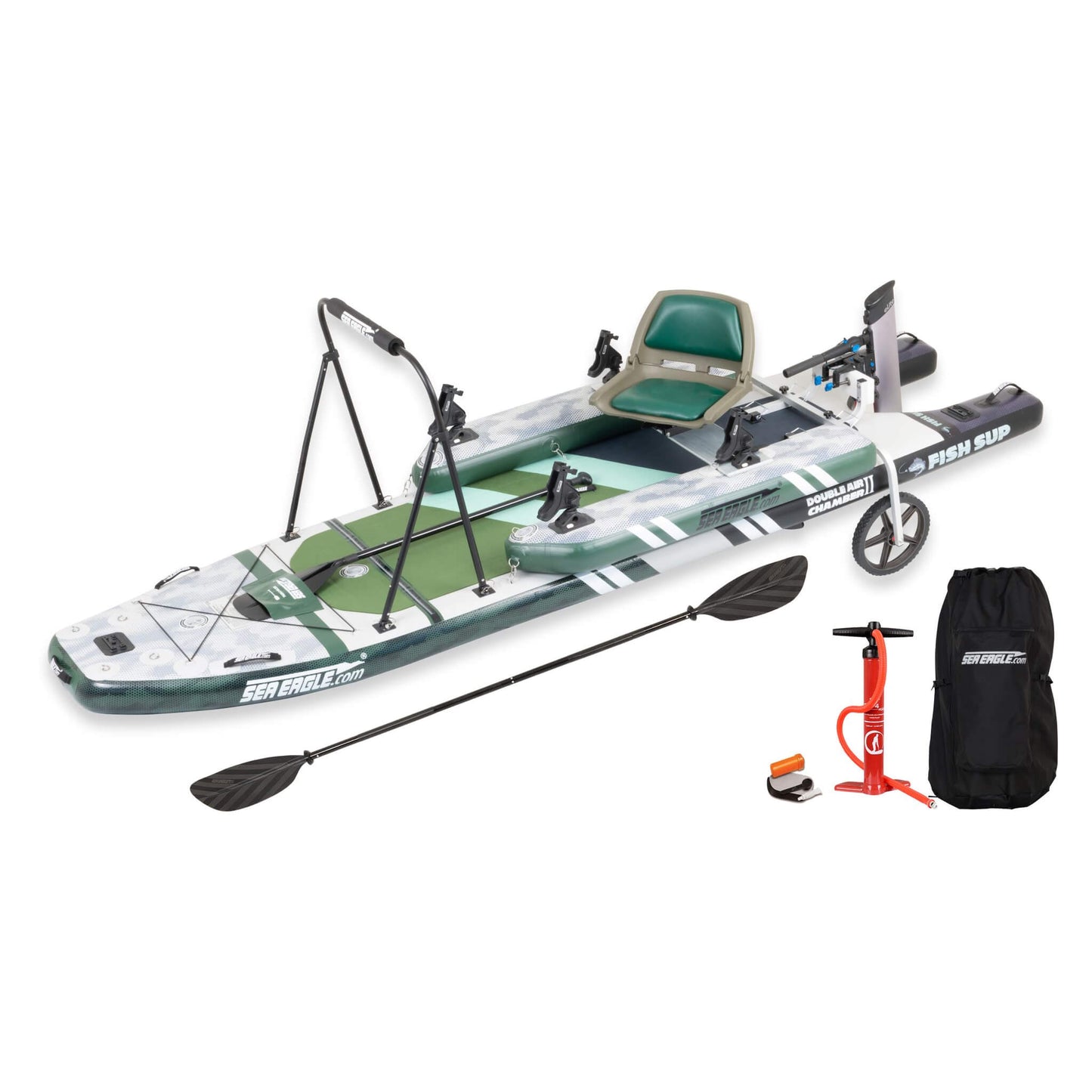 Sea Eagle FS1210 FishSUP 1-Person Inflatable Fishing Stand-Up Paddleboard