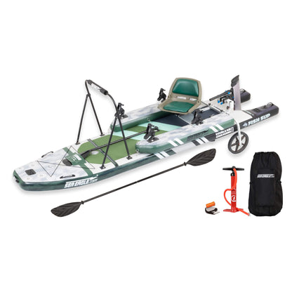 Sea Eagle FS1210 FishSUP 1-Person Inflatable Fishing Stand-Up Paddleboard