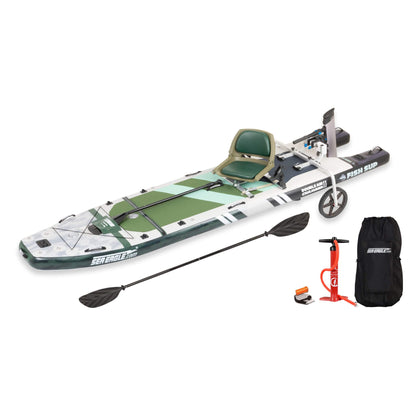 Sea Eagle FS1210 FishSUP 1-Person Inflatable Fishing Stand-Up Paddleboard