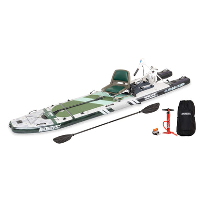 Sea Eagle FS1210 FishSUP 1-Person Inflatable Fishing Stand-Up Paddleboard