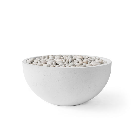 Serenade 40" Round Concrete Fire Pit - Match Lit