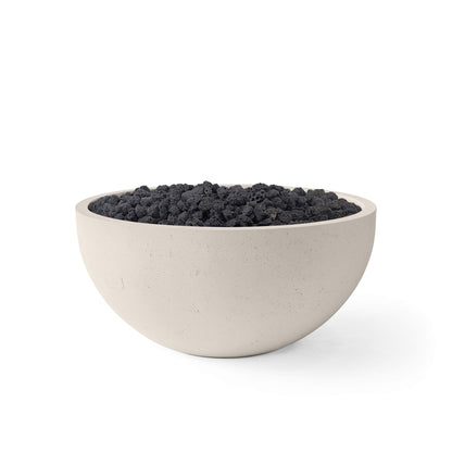 Serenade 40" Round Concrete Fire Pit - Match Lit