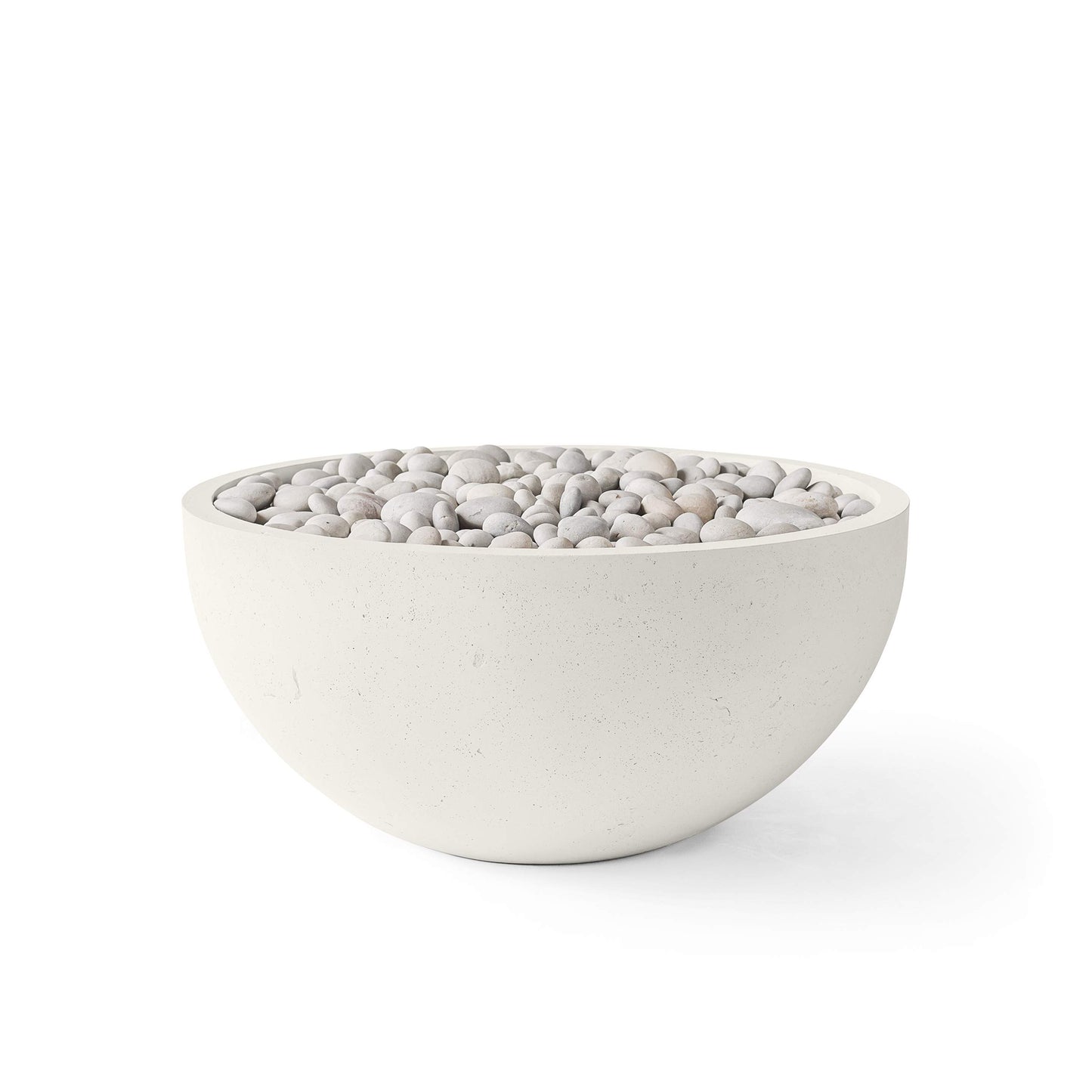 Serenade 40" Round Concrete Fire Pit - Match Lit