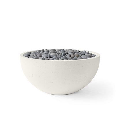 Serenade 40" Round Concrete Fire Pit - Match Lit