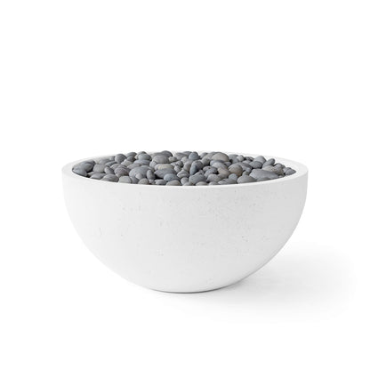 Serenade 40" Round Concrete Fire Pit - Match Lit