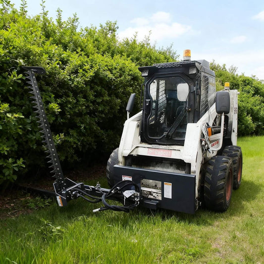 Heavy-Duty 72-Inch Sickle Bar Mower Skid Steer Loader Attachment