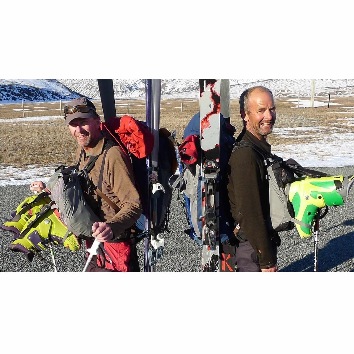Ski Straps with Quick Release Buckles