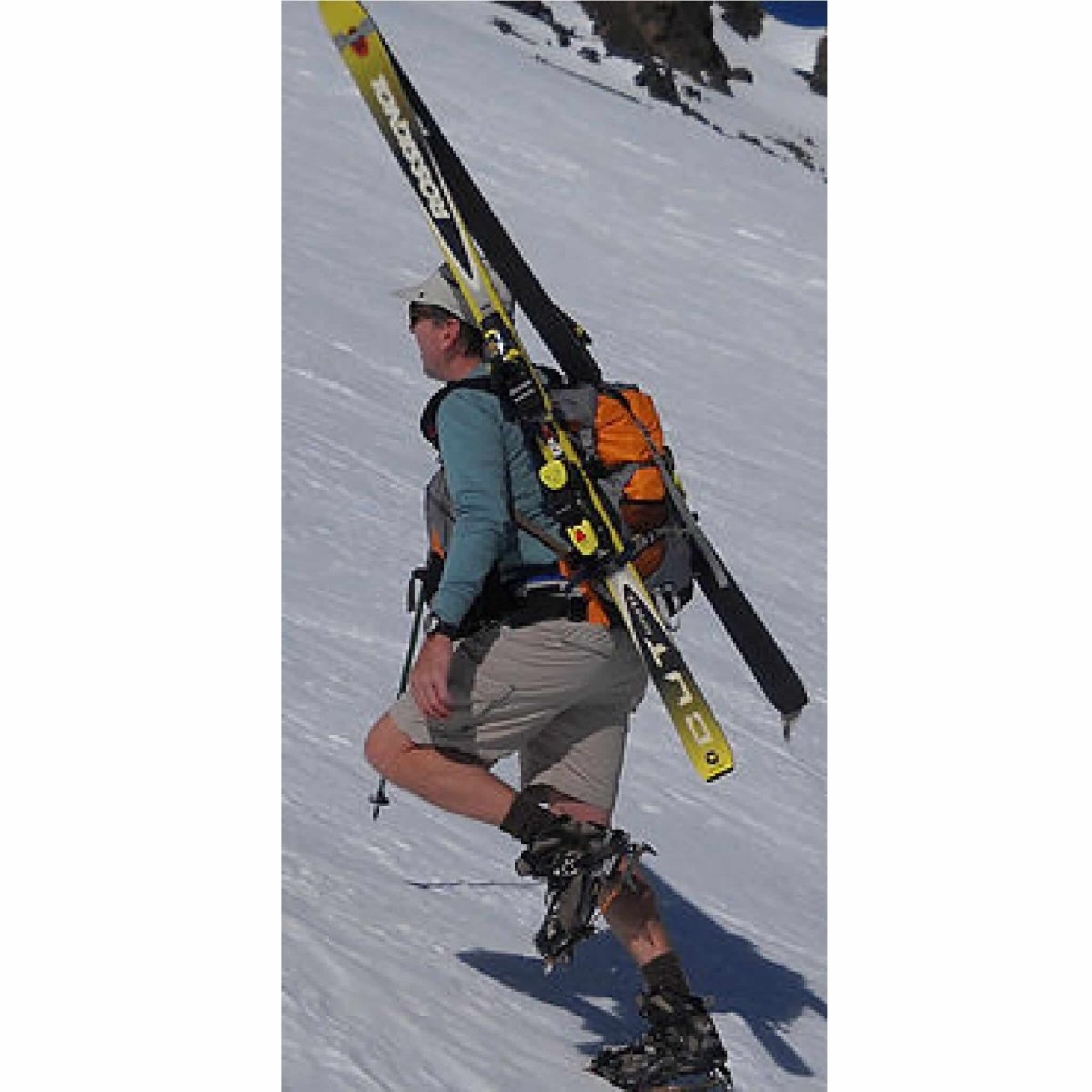 Ski Straps with Quick Release Buckles