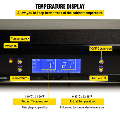 Small Double Drawer Stainless Steel Built-In Undercounter Beverage Refrigerator 5.1 Cu.Ft.
