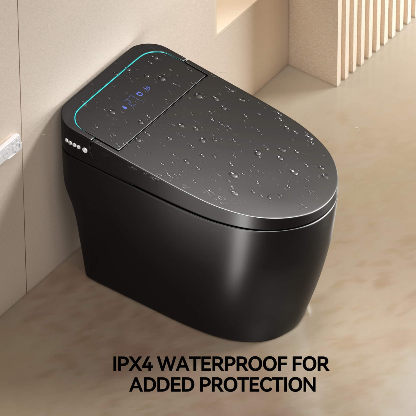 Nuvia Smart One-Piece Bidet Toilet with Auto Open/Close Seat and Dryer