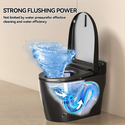 Nuvia Smart One-Piece Bidet Toilet with Auto Open/Close Seat and Dryer