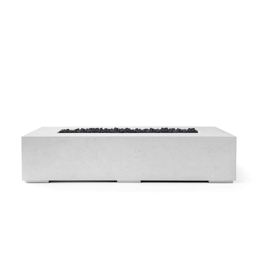 Sonoma 72" Rectangle Concrete Fire Pit - Match Lit